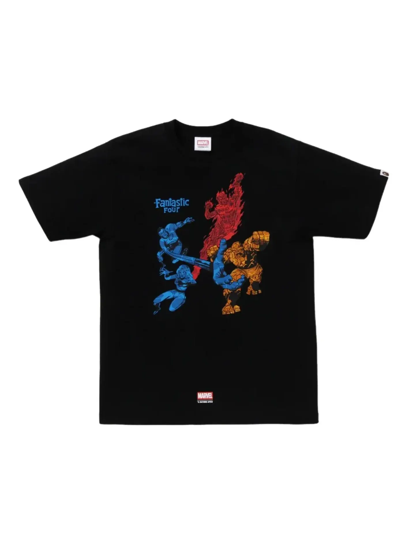 Футболка A Bathing Ape x Marvel «Фантастическая четверка» — изображение 1 из 1, черный