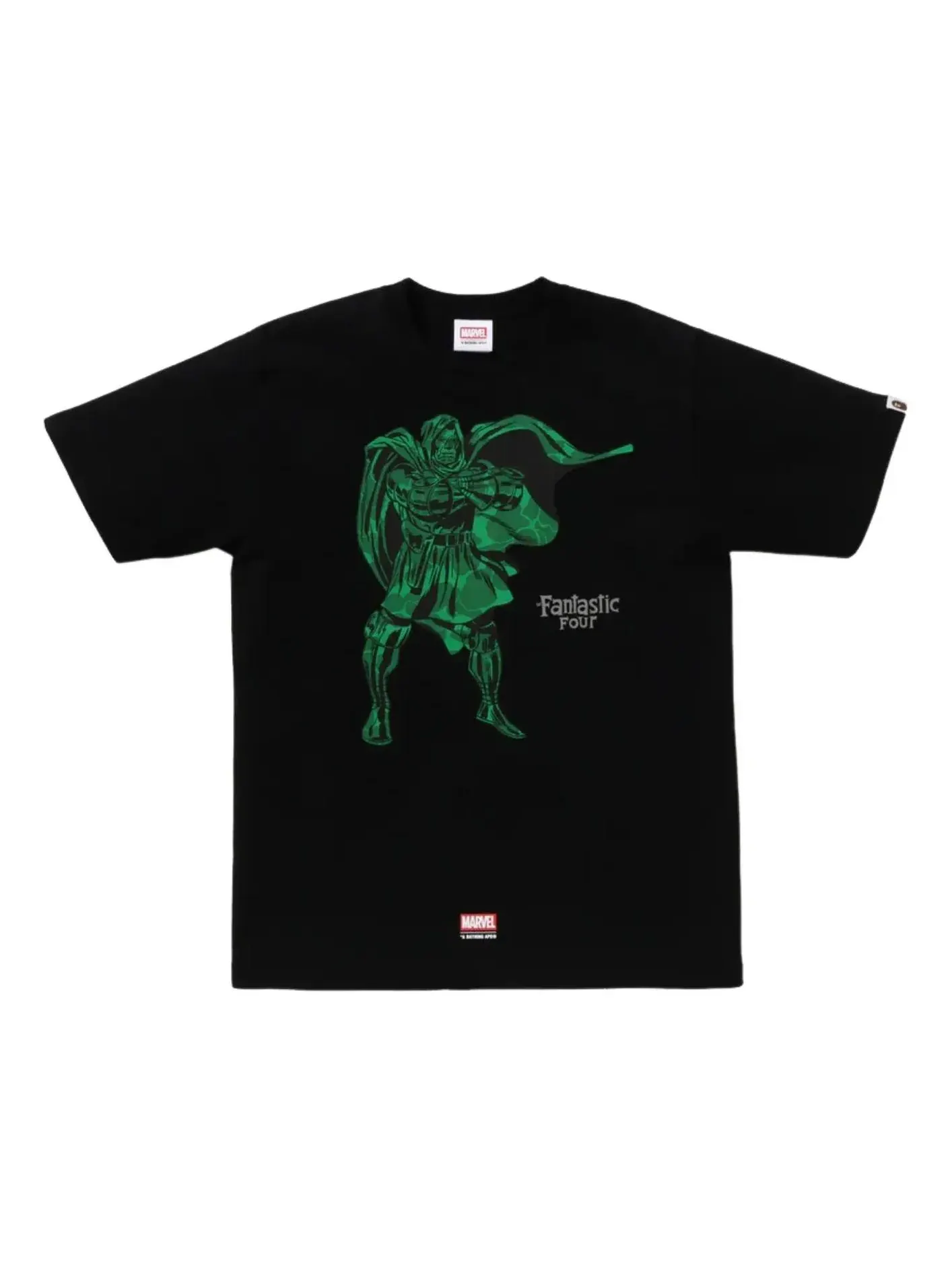 Футболка A Bathing Ape x Marvel «Фантастическая четверка» «Доктор Дум - черный» — изображение 1 из 1