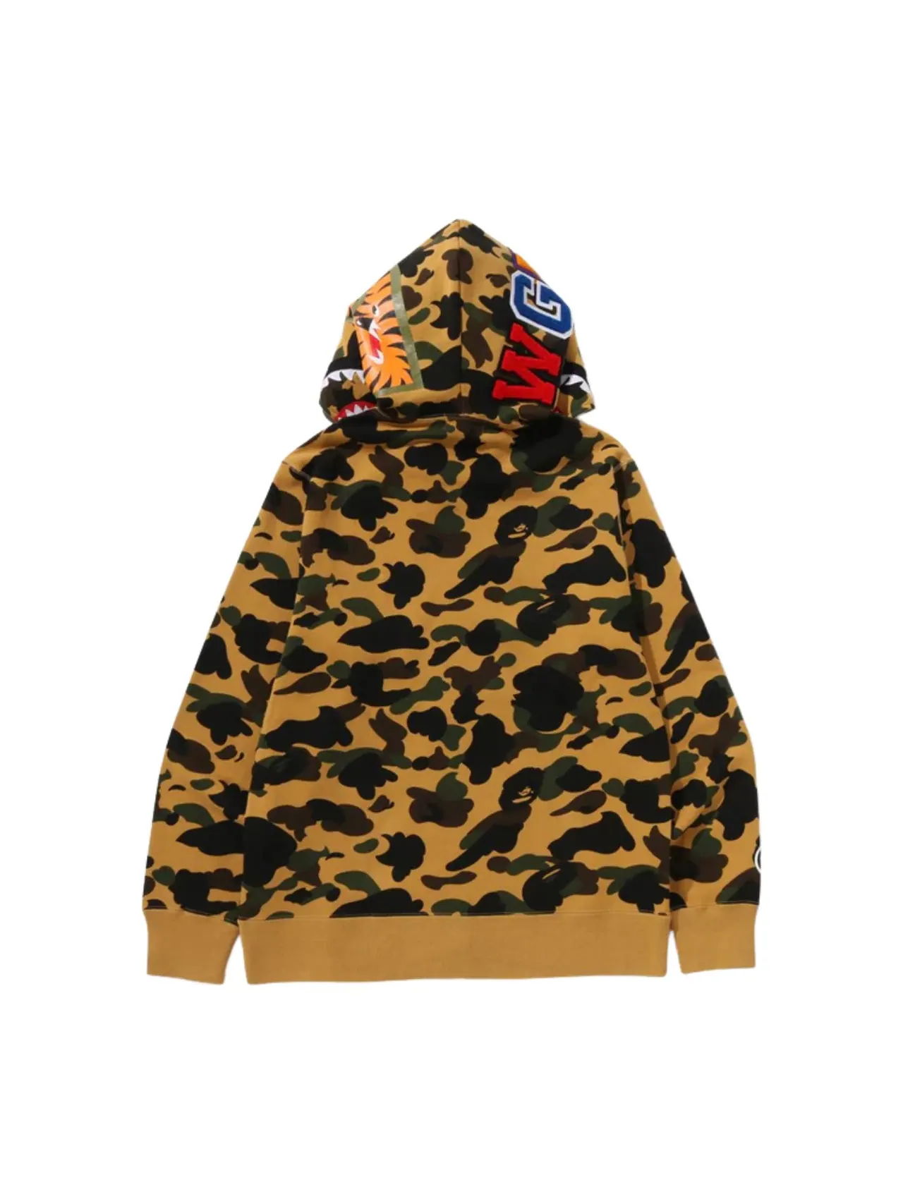 Толстовка на молнии A Bathing Ape 1ST Camo Shark — изображение 2 из 2, желтый