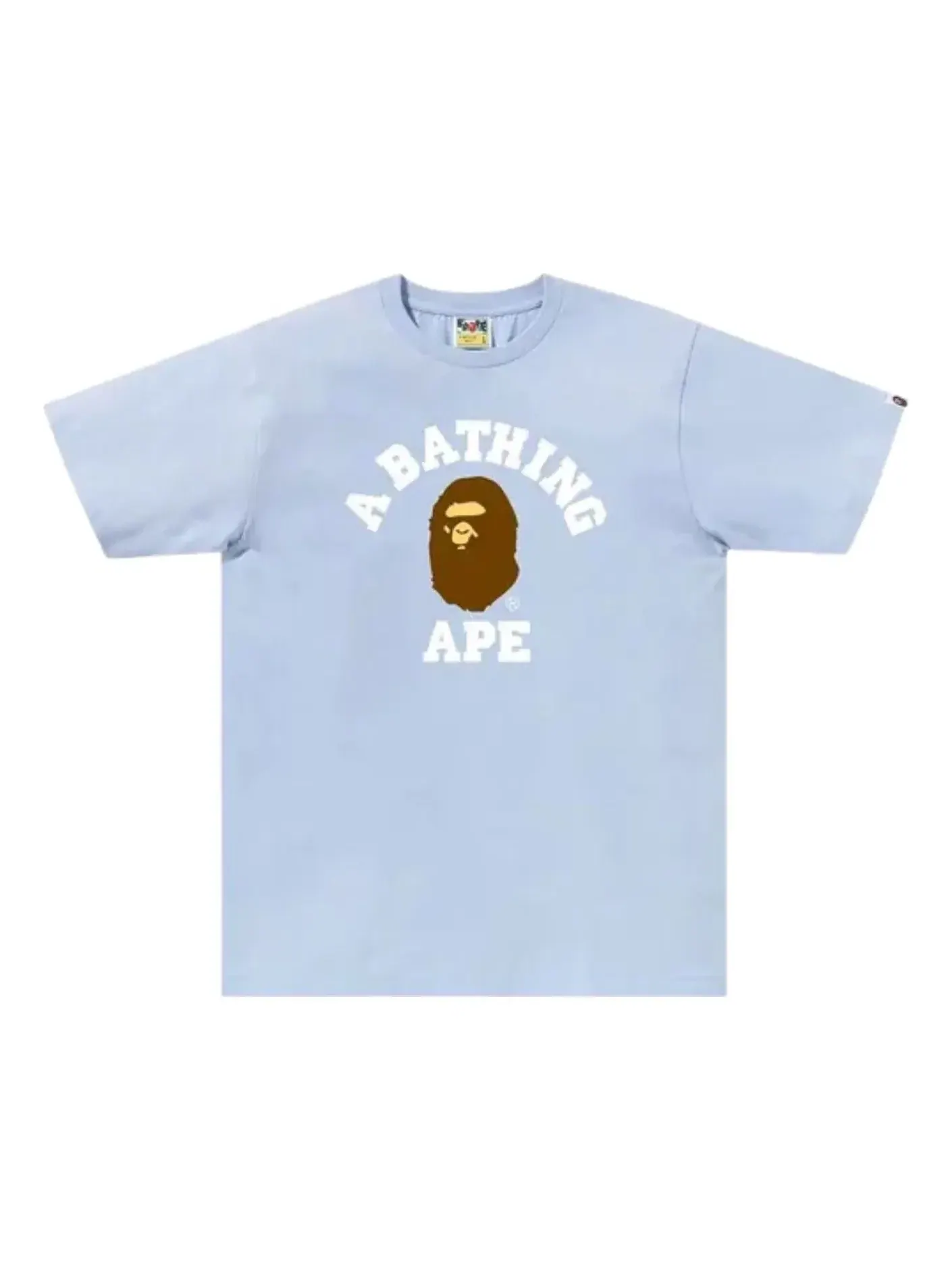 Футболка колледжа A Bathing Ape "Sax" 1M30-110-001-SAX — изображение 1 из 2, синий