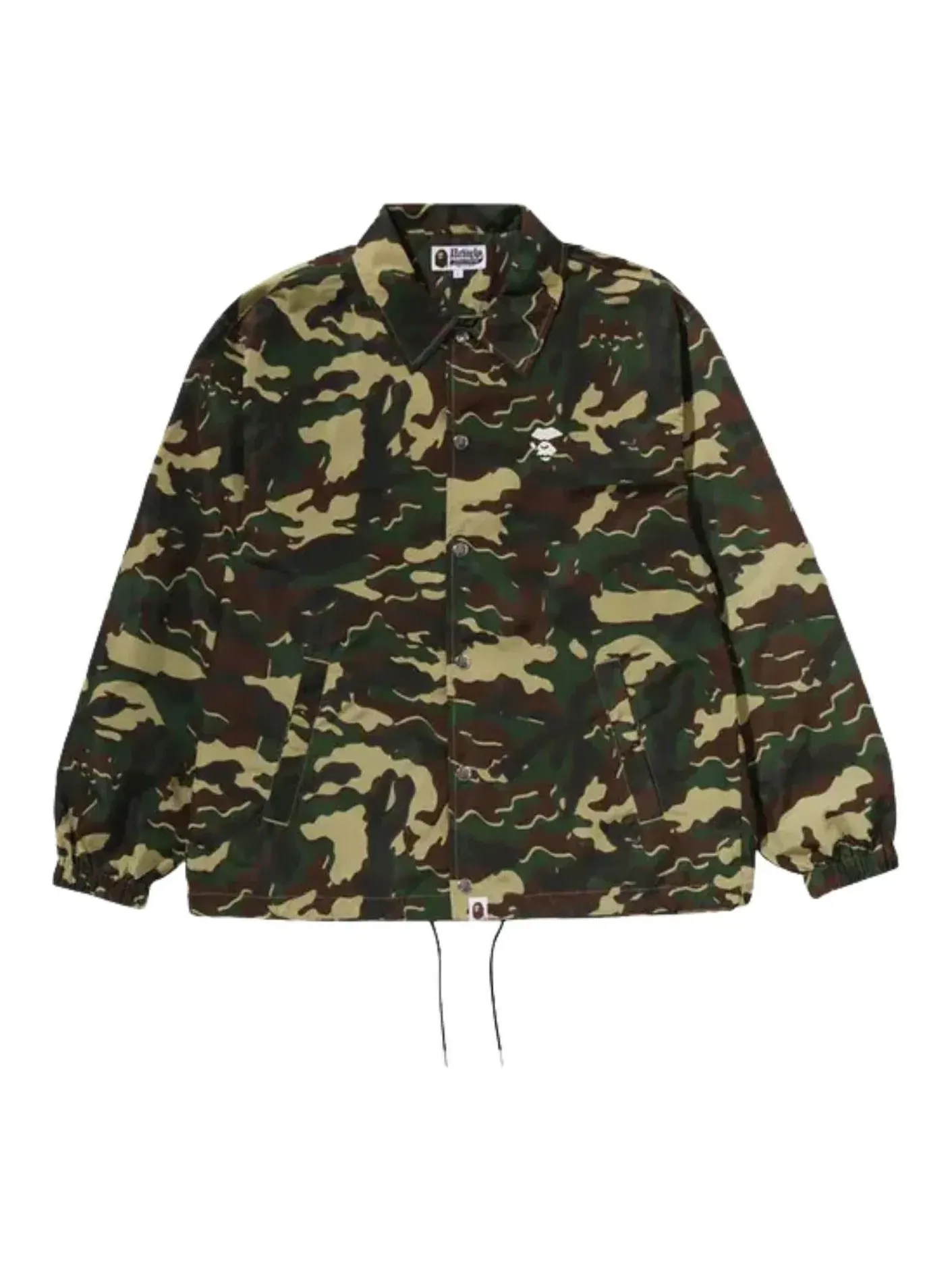 Куртка-бомбер A Bathing Ape Glitch Woodland Camo — изображение 1 из 1, зеленый