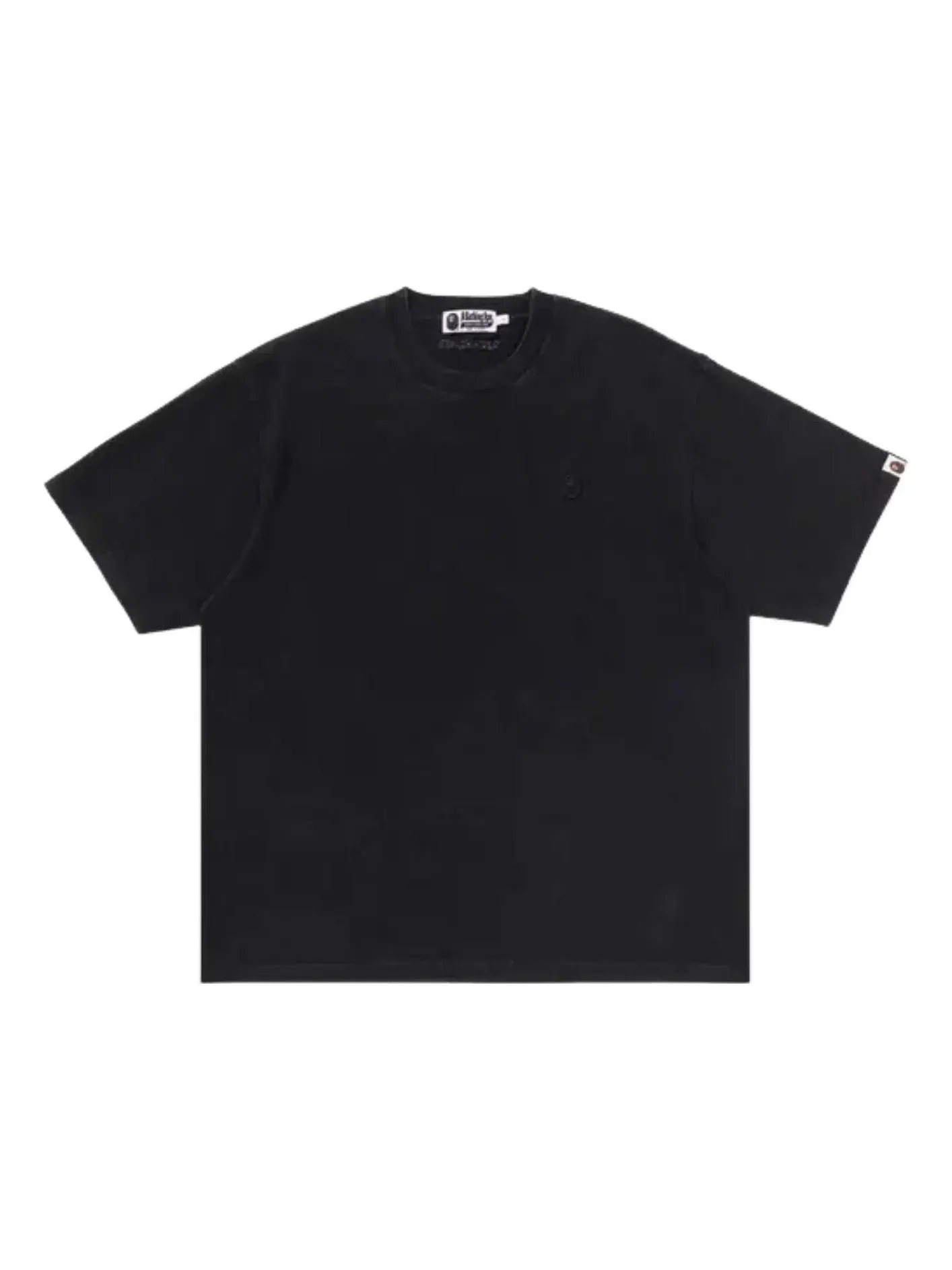 Футболка A Bathing Ape Garment Dye One Point Relaxed Fit — изображение 1 из 1, черный