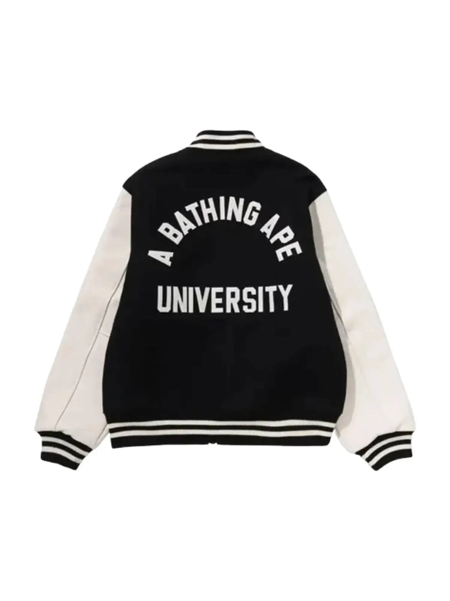 Куртка-бомбер A Bathing Ape University Varsity Jacket — изображение 2 из 2, черный