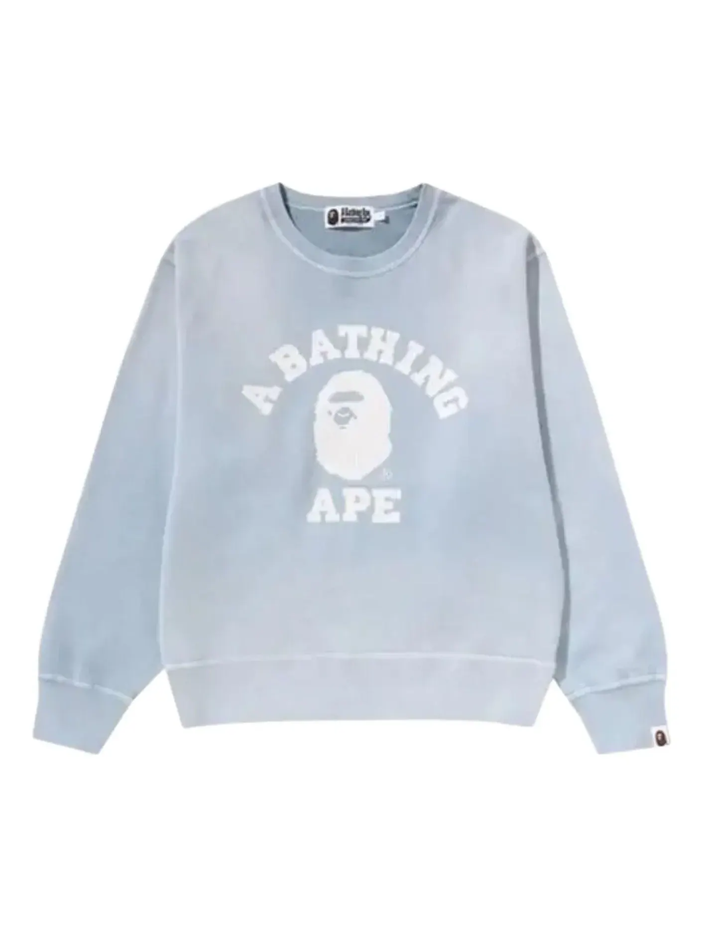 Винтажная толстовка A Bathing Ape с круглым вырезом — изображение 1 из 2, серый