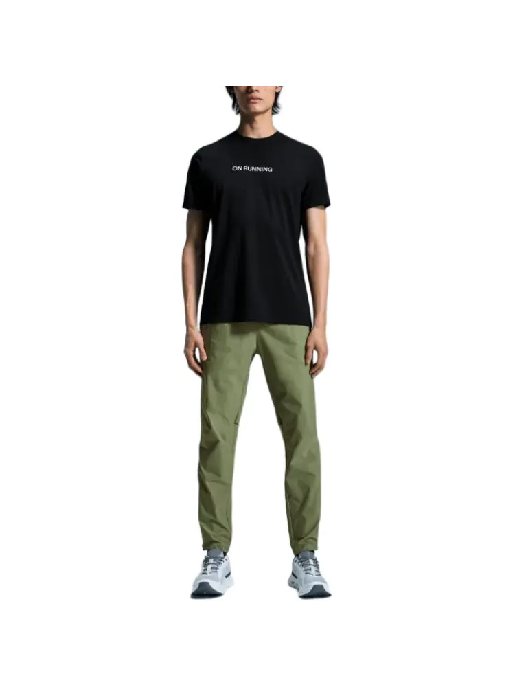 Футболка On Running On Run-T T-shirt 'Black White' — изображение 3 из 3, черный