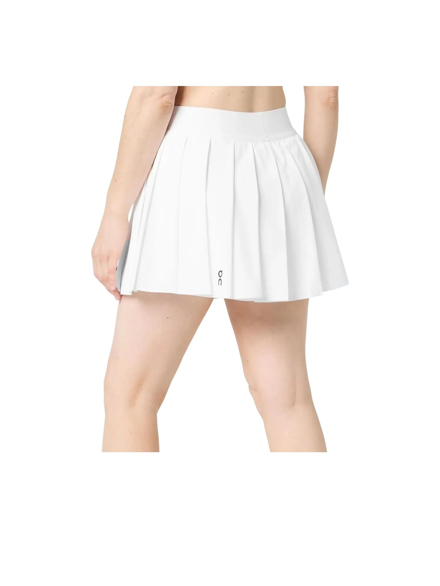 Юбка (WMNS) On Running Court Skirt Pleated 'White' — изображение 2 из 2, белый