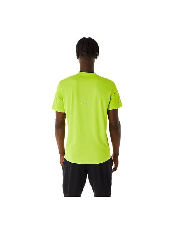 Футболка lite-show t-shirt 'lime zest' Asics — изображение 2 из 2, желтый