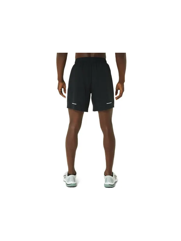 Шорты icon shorts 'performance black carrier grey' Asics — изображение 2 из 3, черный/серый/белый