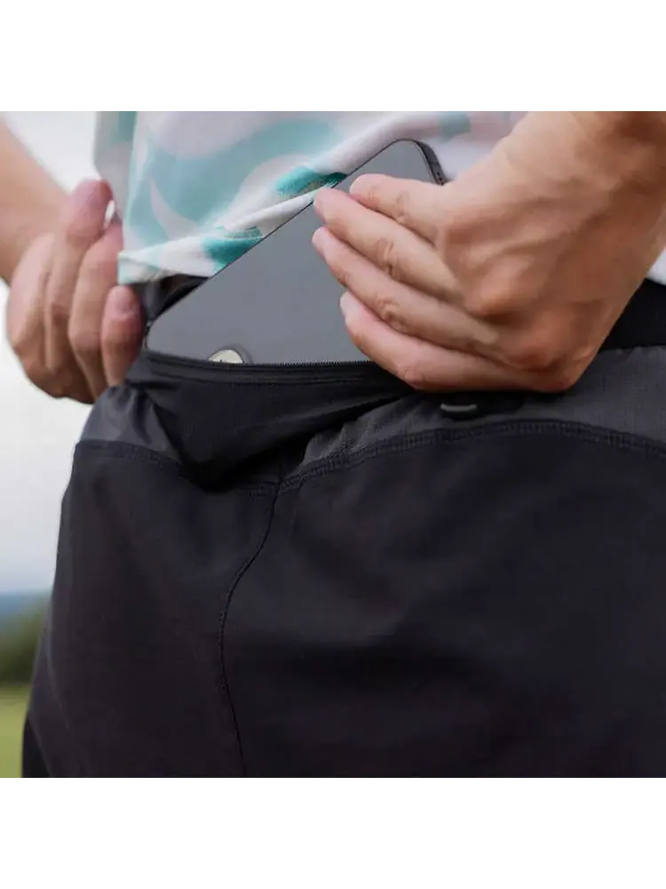 Спортивные шорты ASICS Road 5IN Shorts 'Performance Black Graphite Grey' — изображение 6 из 6, черный