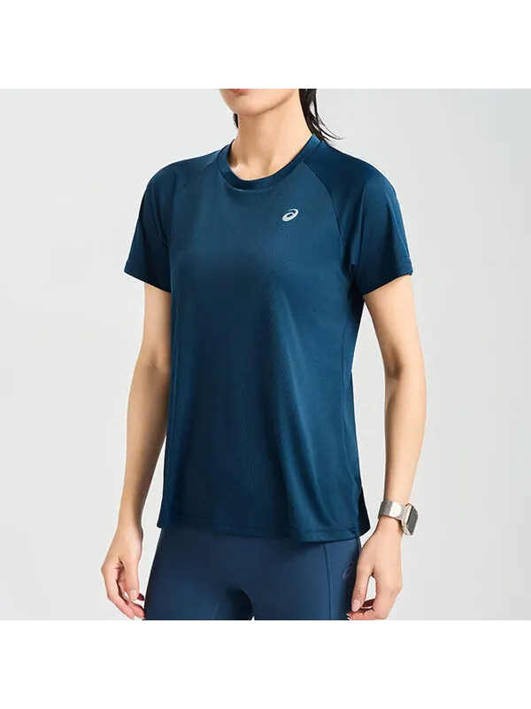 Топ внутренние мышцы короткий рукав топ Asics — изображение 3 из 4, синий