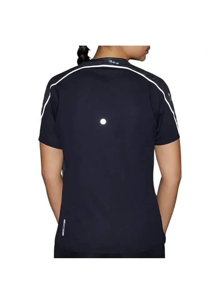 Футболка (WMNS) ASICS ROAD LITE-SHOW T-Shirt 'Black' — изображение 4 из 5, черный