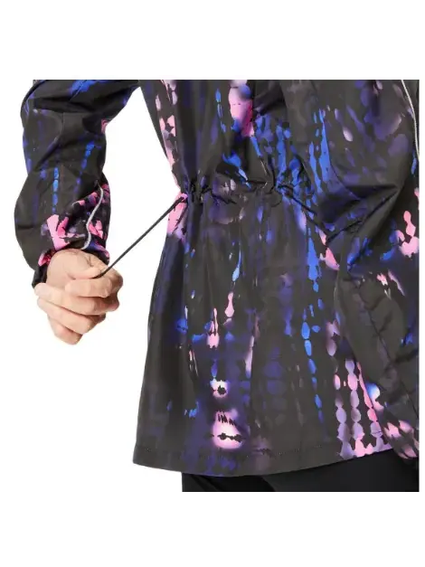 Куртка (WMNS) ASICS ROAD LITE-SHOW Jacket 'Black Magenta' — изображение 5 из 5, черный