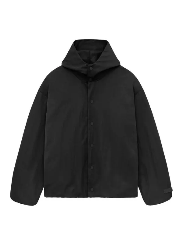 Куртка ss25 nylon hooded coach jacket Fear Of God Essentials — изображение 1 из 2, черный