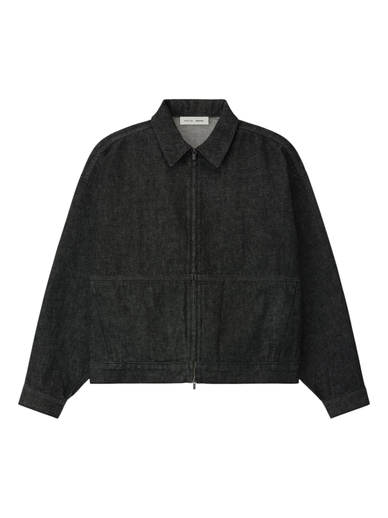 Рабочая джинсовая куртка Fear of God Essentials — изображение 1 из 2, винтажный черный