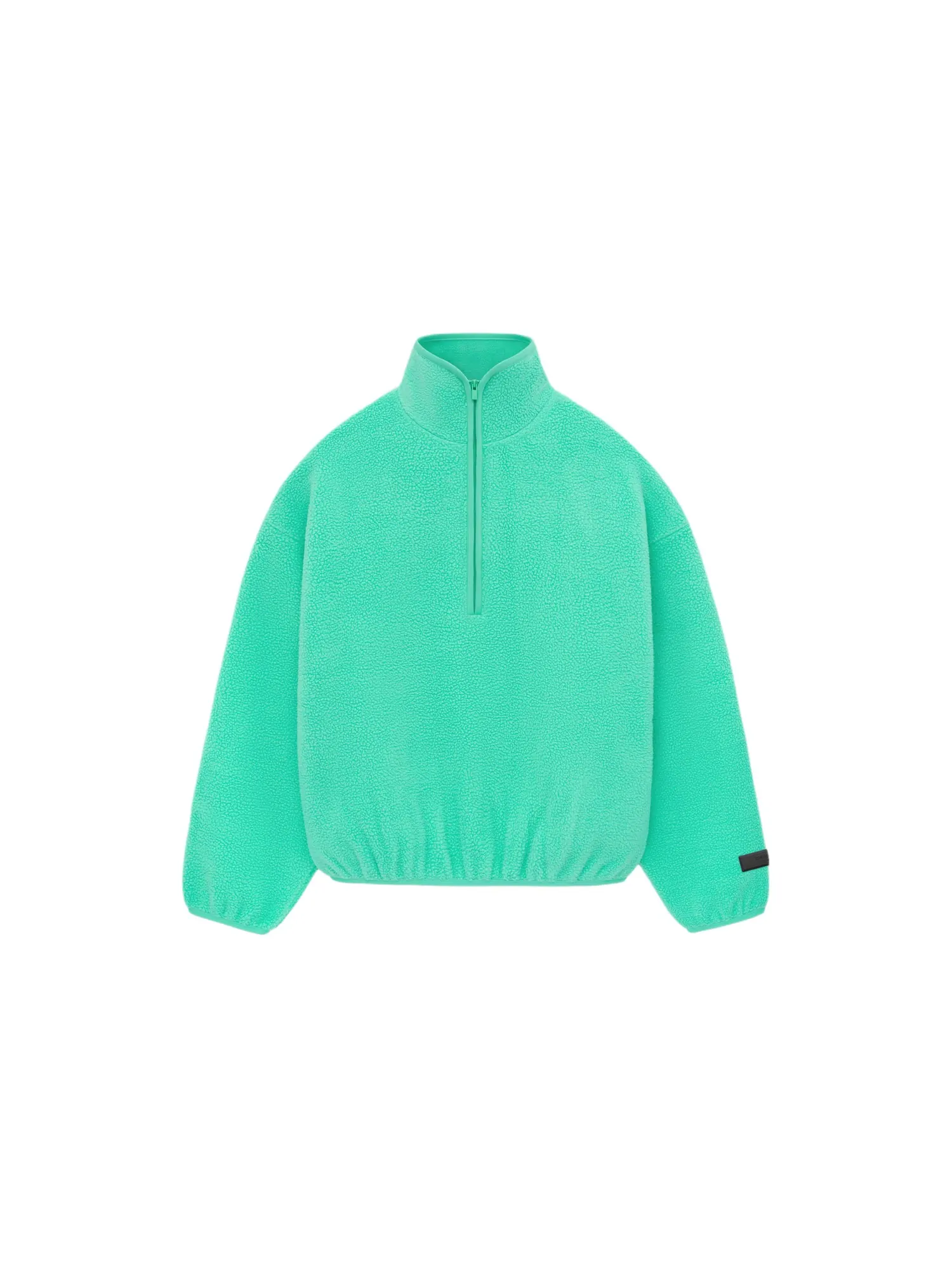 Топ Fear of God Essentials SS24 Nylon Half Zip Mockneck 'Mint Leaf' — изображение 2 из 3, зеленый