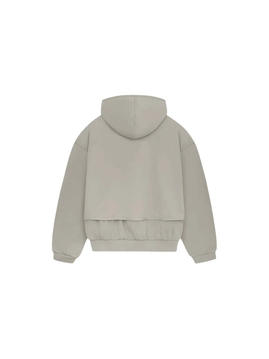Худи Fear of God Essentials SS24 Nylon Fleece 'Seal' — изображение 2 из 2, серый