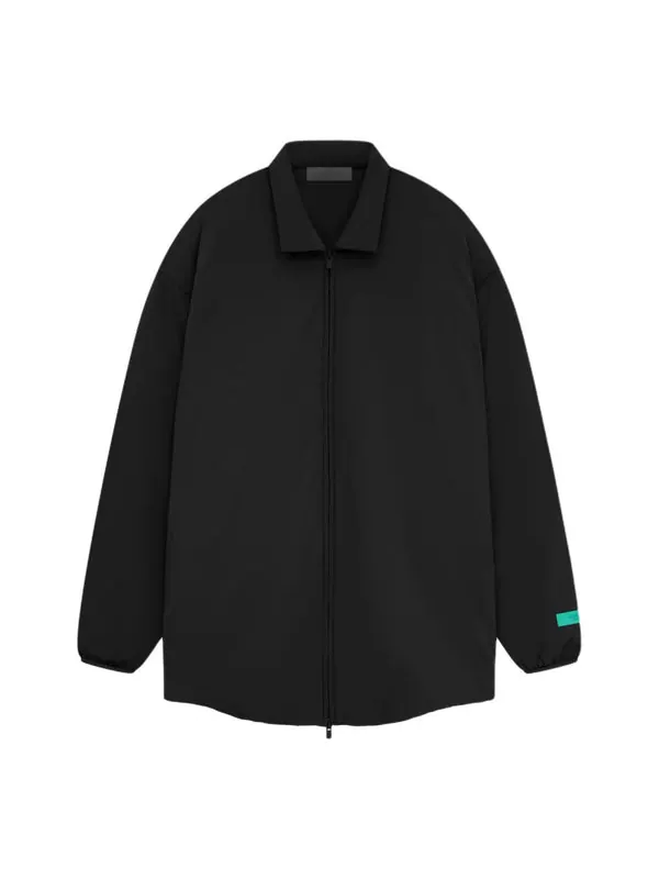 Куртка ss24 nyon filled shirt jacket 'jet black' Fear Of God Essentials — изображение 1 из 2, черный