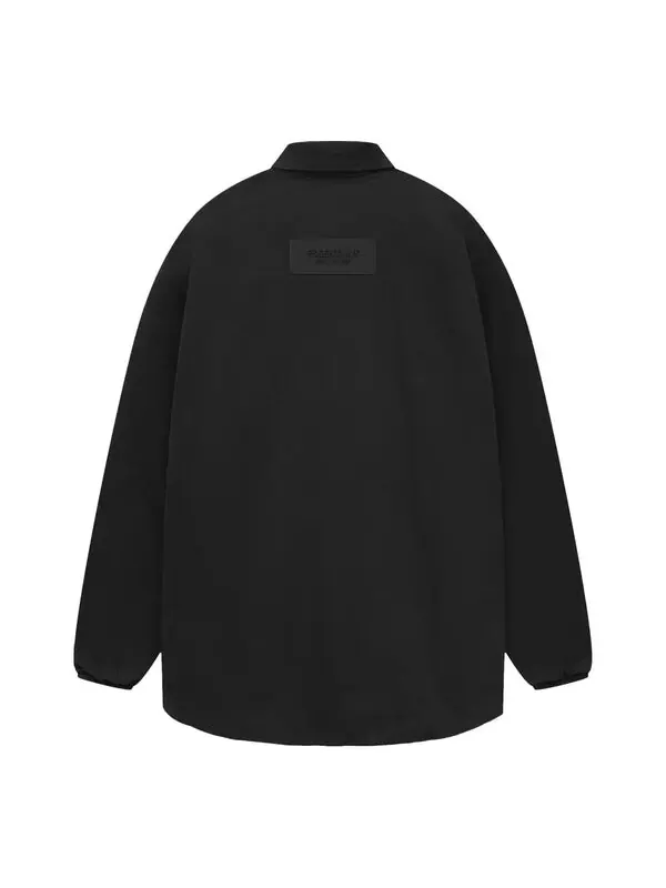 Куртка ss24 denim filled shirt jacket 'overdye black denim' Fear Of God Essentials — изображение 2 из 2, черный