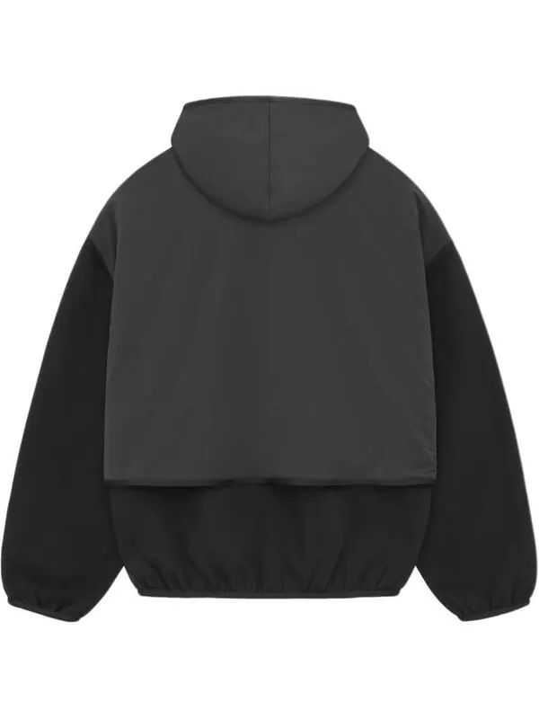 Толстовка ss24 nylon fleece hoodie 'black' Fear Of God Essentials — изображение 2 из 2, черный