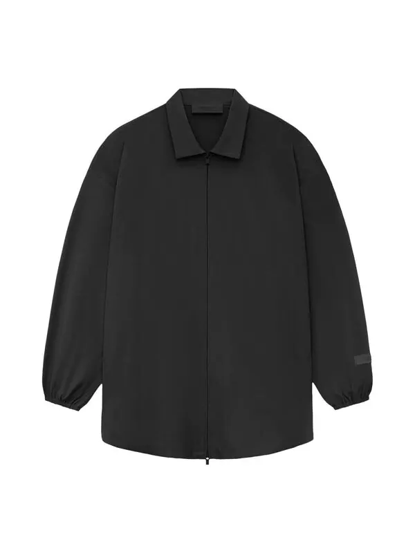 Рубашка ss24 overshirt 'black' Fear Of God Essentials — изображение 1 из 2, черный