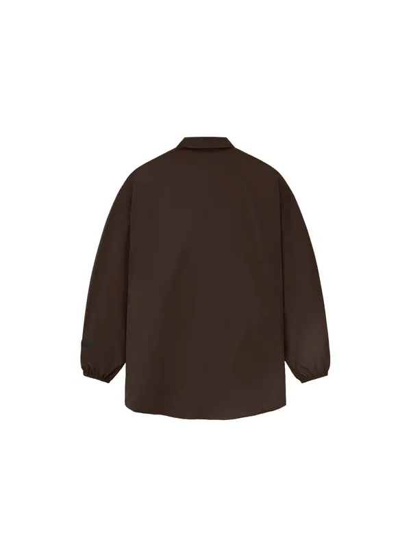 Рубашка ss24 overshirt 'wood' Fear Of God Essentials — изображение 2 из 2, вид древесины