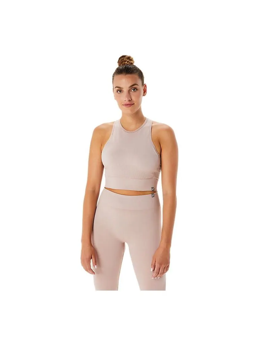 Бюстгальтер (WMNS) ASICS Nagino Flex Seamless Bra 'Fawn' — изображение 1 из 3, бежевый