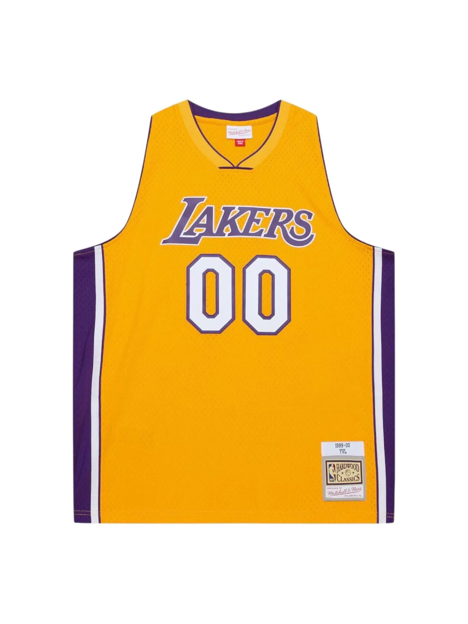Джерси Mitchell & Ness x Playboi Carti Swingman 'Los Angeles Lakers 1999-00 Gold' — изображение 1 из 2, золото