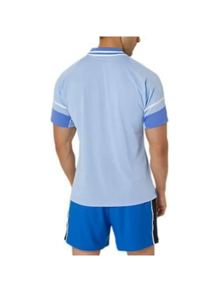 Поло ASICS Match Actibreeze Polo Shirt 'Sapphire' — изображение 3 из 5, синий