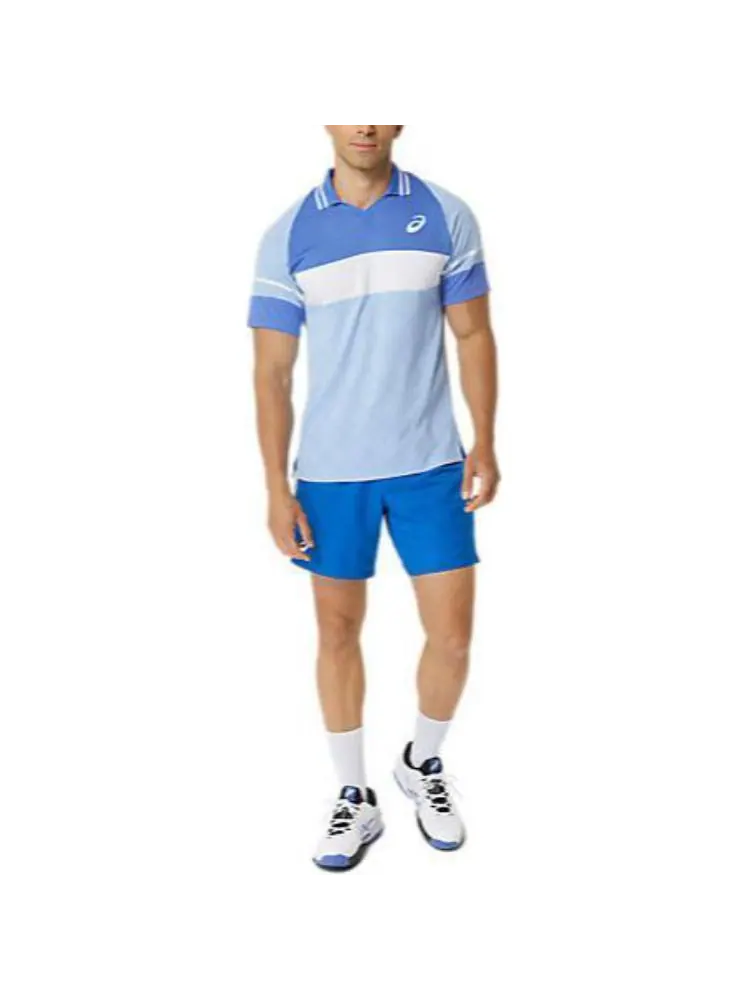 Поло ASICS Match Actibreeze Polo Shirt 'Sapphire' — изображение 4 из 5, синий