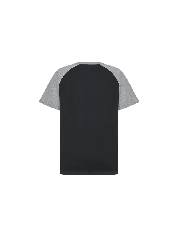 Футболка men's ss22 alphabet pattern loose short sleeve black t-shirt Dior — изображение 2 из 4, черный