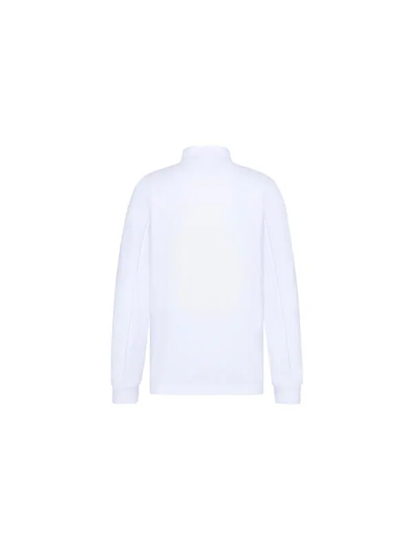 Футболка men's ss22 logo plain weave knit long sleeves white t-shirt Dior — изображение 2 из 4, белый