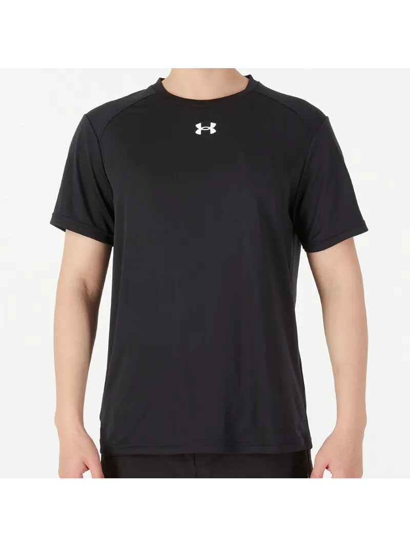 Футболка Under Armour Casual Sport Round Neck Training Short Sleeves — изображение 2 из 9, черный