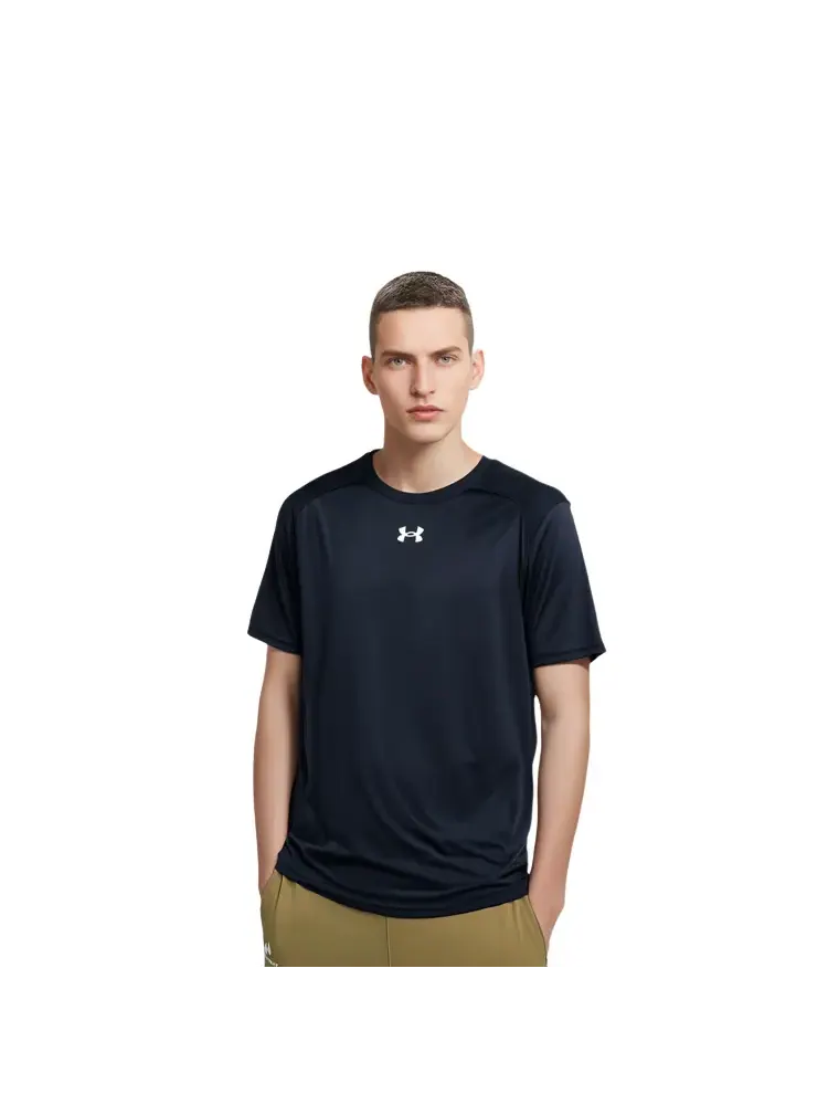 Футболка Under Armour Casual Sport Round Neck Training Short Sleeves — изображение 4 из 9, черный
