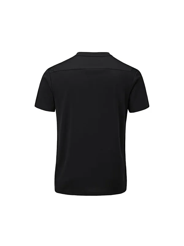 Футболка running t-shirt 'black' Under Armour — изображение 2 из 4, черный