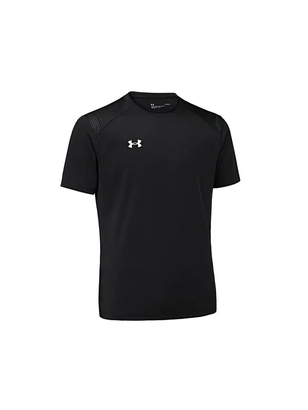 Футболка running t-shirt 'black' Under Armour — изображение 3 из 4, черный