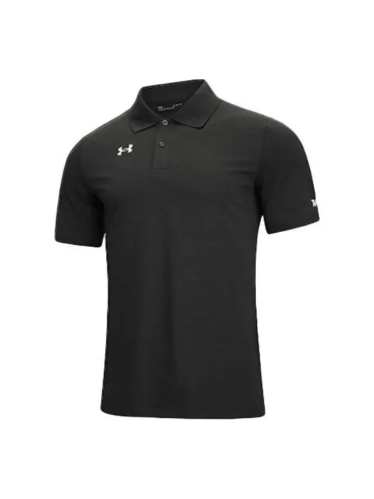 Футболка men's sports lapel training short sleeve polo shirt gray Under Armour — изображение 1 из 2, серый