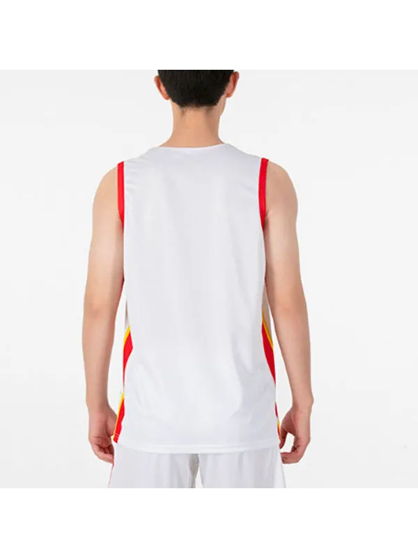 Спортивная футболка china basketball jersey 'white' Under Armour — изображение 3 из 4, белый/красный