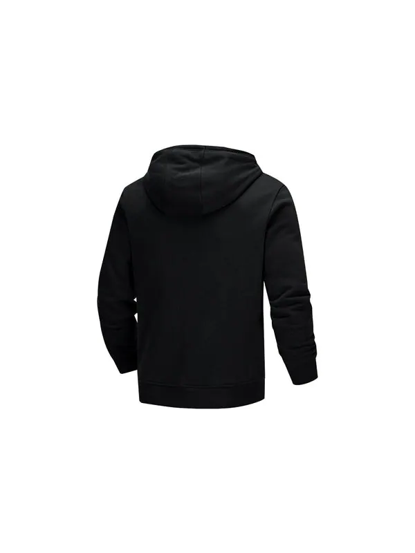 Толстовка hustle fleece hoodie 'black' Under Armour — изображение 2 из 4, черный