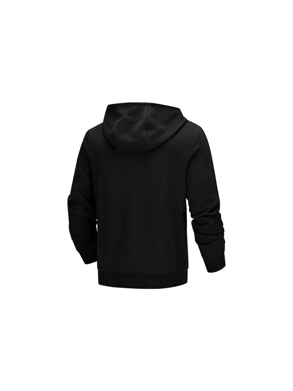 Куртка essential fleece full zip hoodie 'black' Under Armour — изображение 2 из 2, черный
