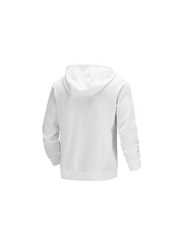 Куртка fleece full zip hoodie 'white' Under Armour — изображение 2 из 2, белый