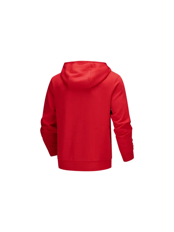 Куртка essential fleece full zip hoodie 'red' Under Armour — изображение 2 из 2, красный