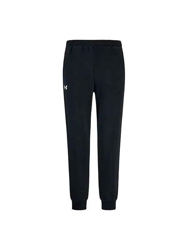 Брюки sport woven pants 'black' Under Armour — изображение 1 из 2, черный