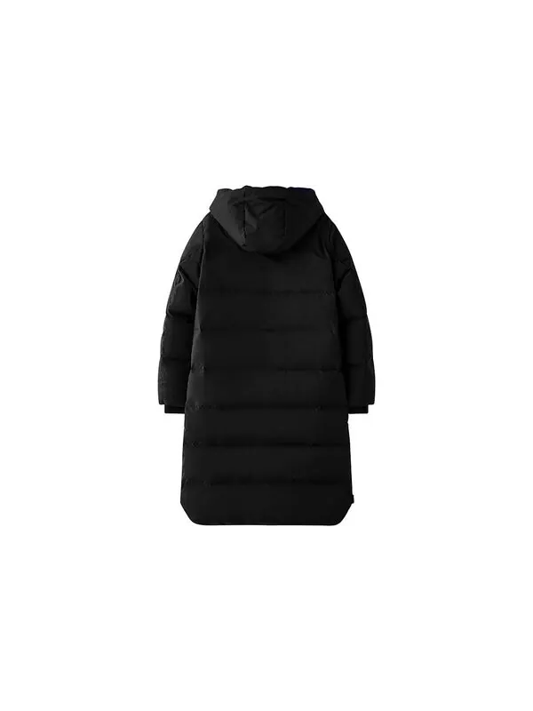 Куртка long puffer jacket 'black' Under Armour — изображение 2 из 4, черный