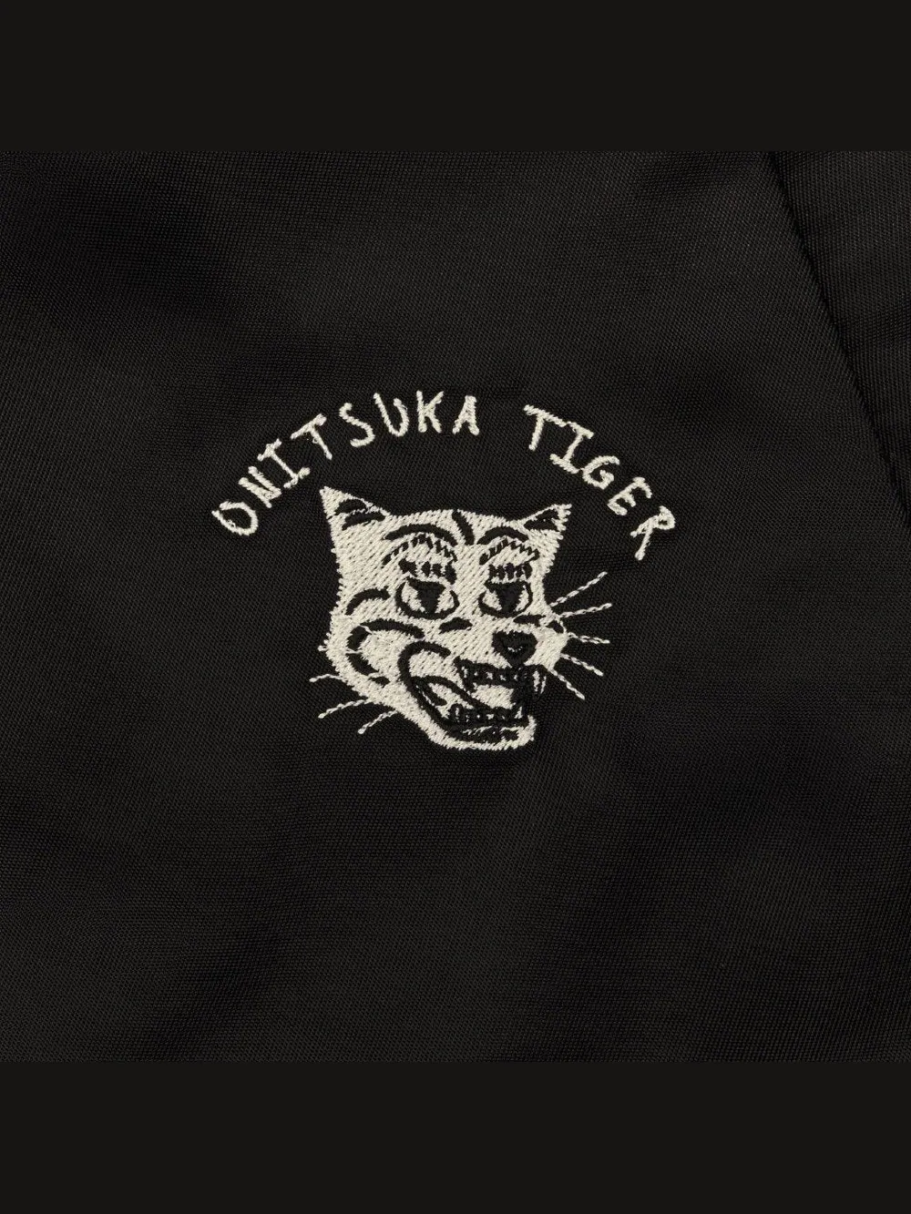 (WMNS) Летная куртка Onitsuka Tiger с вышитой головой тигра — изображение 3 из 3, черный