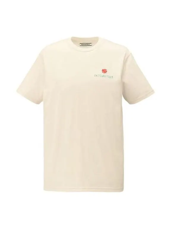 Футболка Onitsuka Tiger Graphic T-shirt 'Off White' — изображение 1 из 2, бежевый