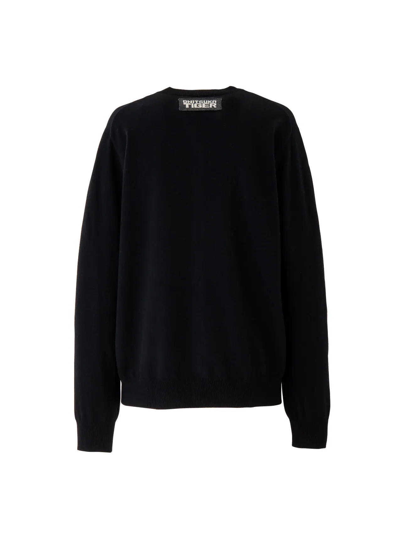 Кардиган Onitsuka Tiger Knit Cardigan 'Black' — изображение 2 из 2, черный