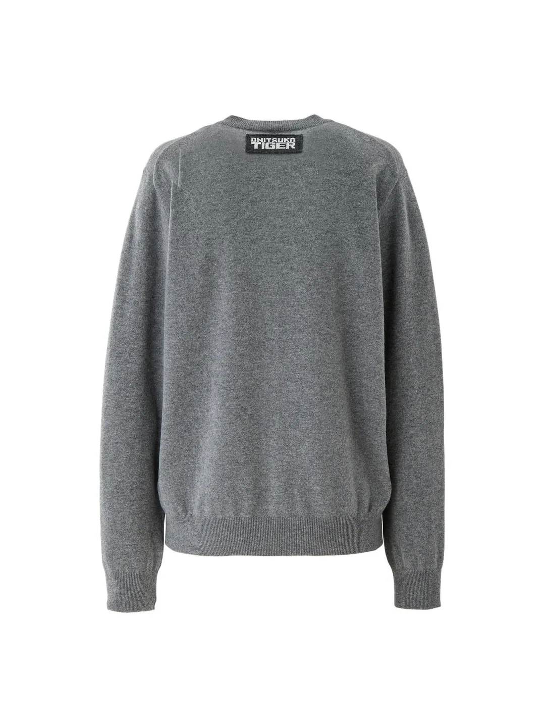 Кардиган Onitsuka Tiger Knit Cardigan 'Heather Grey' — изображение 2 из 2, серый