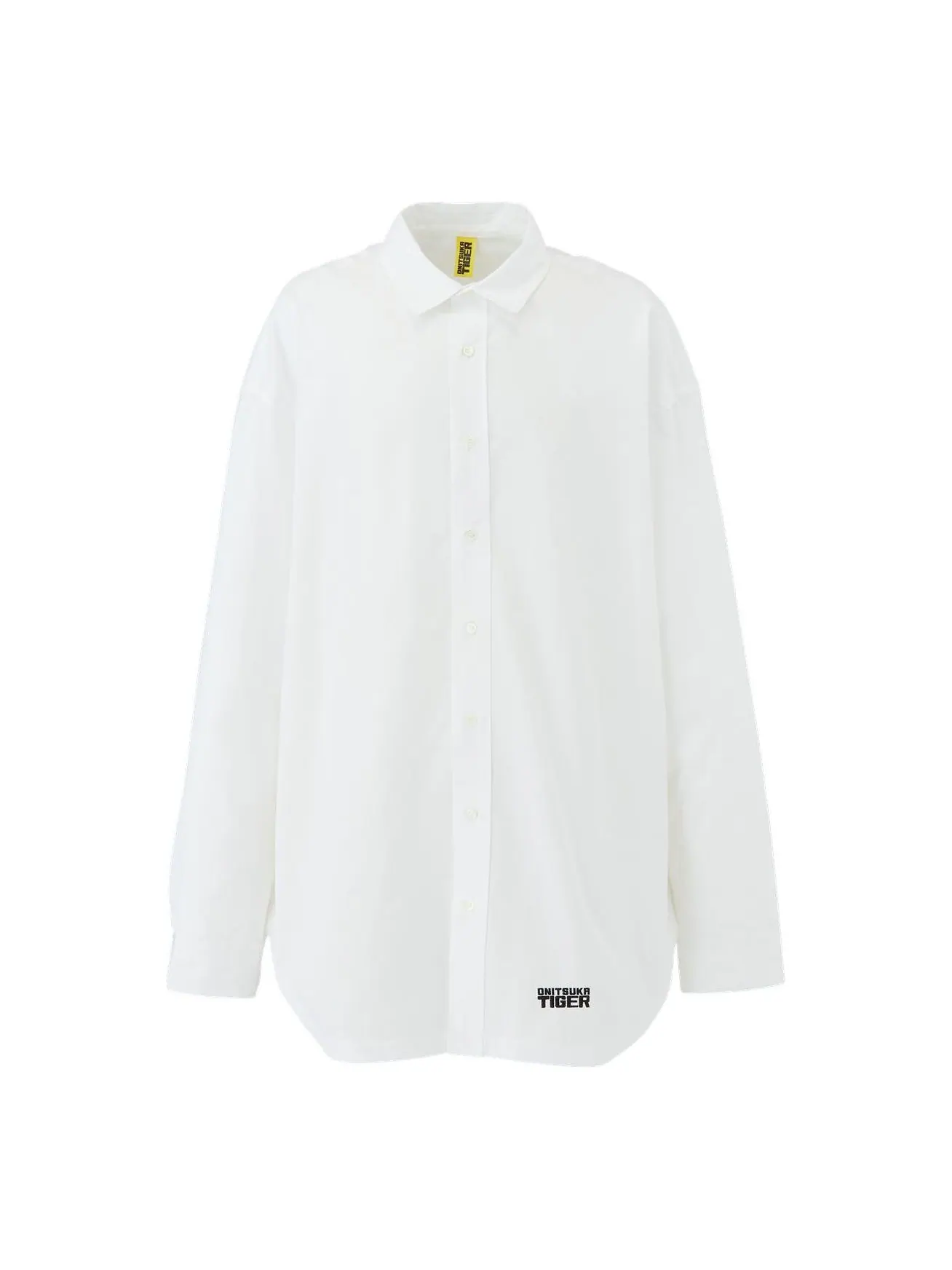 Рубашка Onitsuka Tiger Oversized Shirt 'White' — изображение 1 из 2, белый