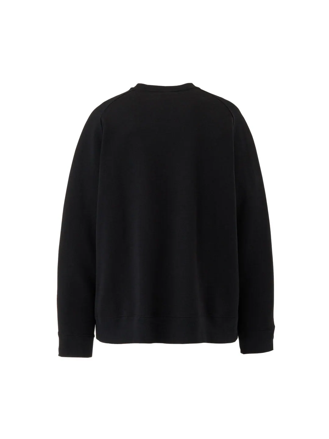 Топ Onitsuka Tiger Crewneck Sweatshirt 'Black' — изображение 2 из 2, черный