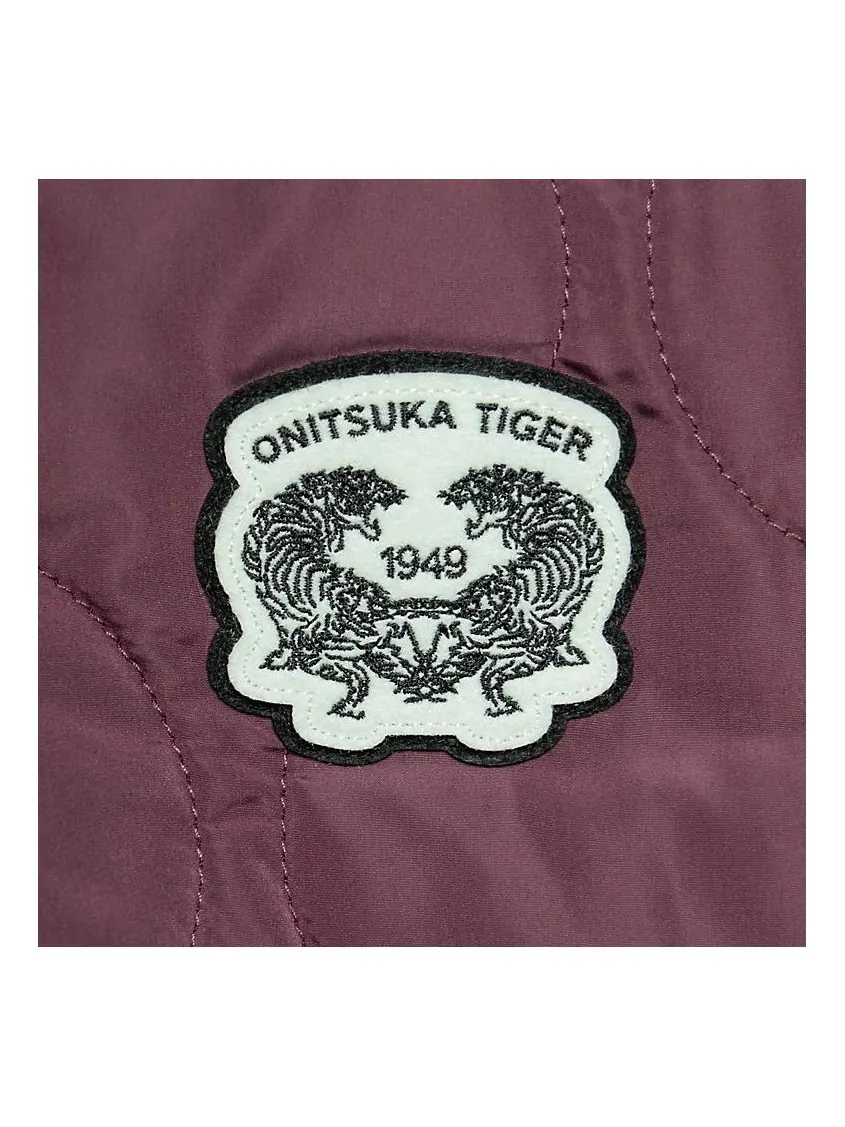 Стеганая куртка Onitsuka Tiger — изображение 4 из 4, бордовый/черный